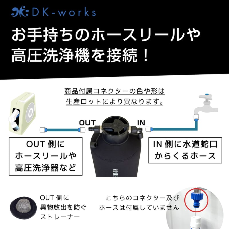 TDS IN/OUTモニター付モデル 】 DK PURE WATER DEVICE 10L