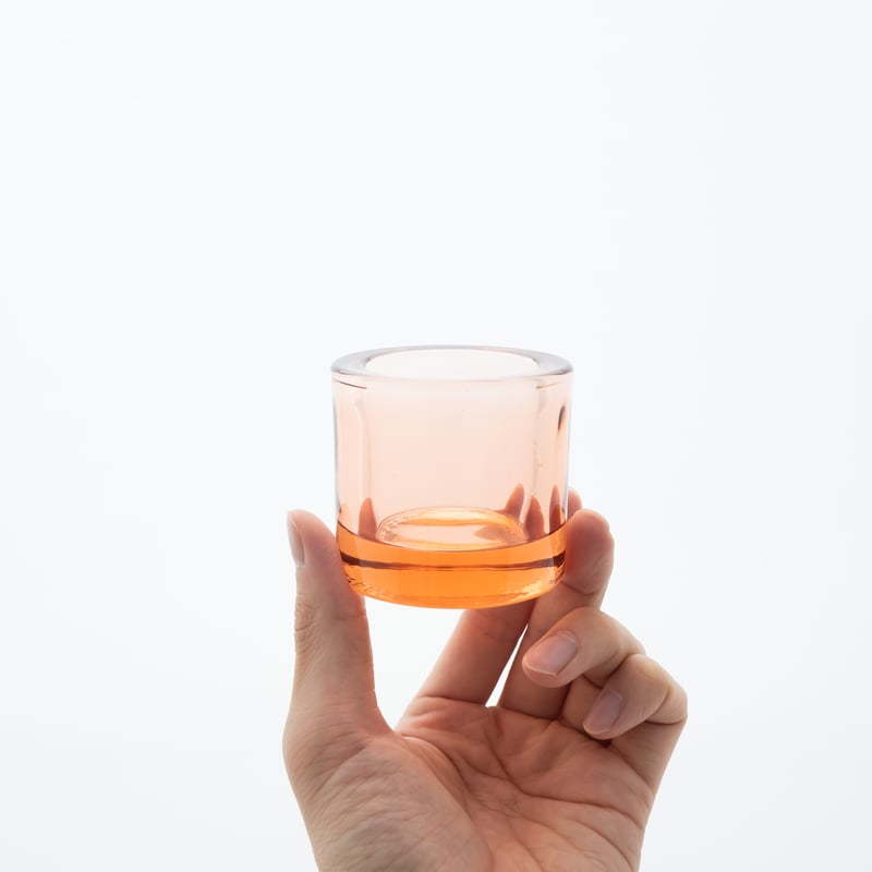 Iittala｜Kivi｜candle holder｜salmon pink | lumikk