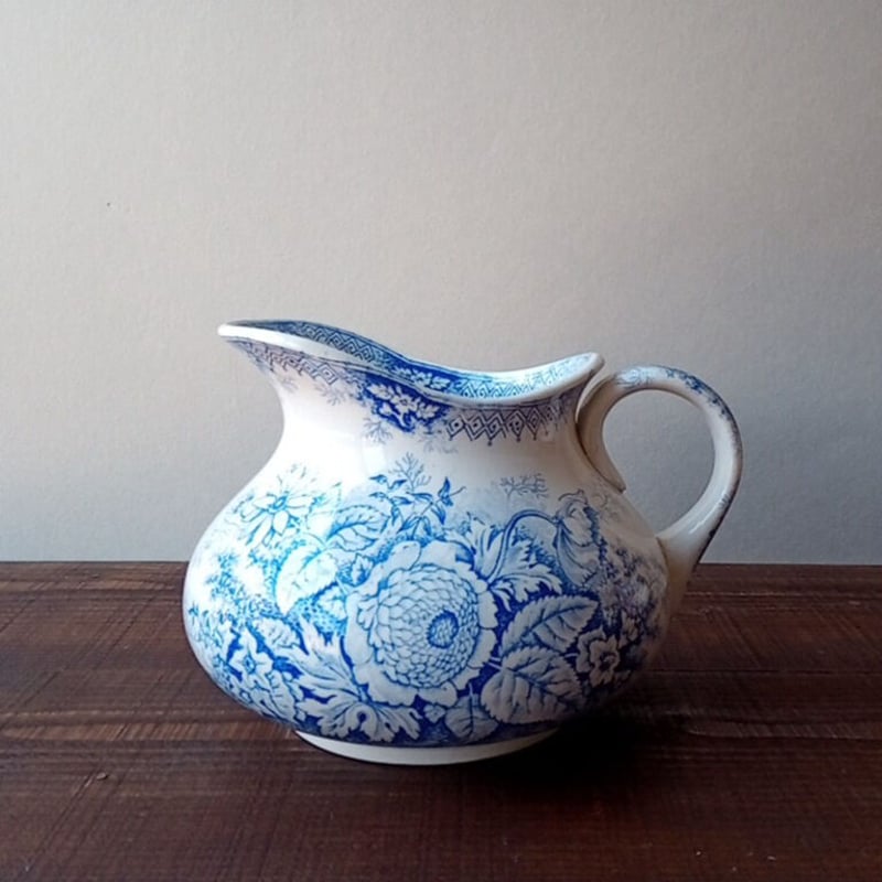 フランスアンティーク 水色のピシェ | フランス アンティーク 食器