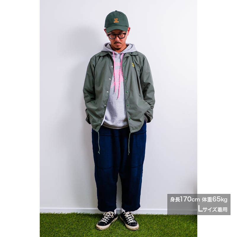 YARU des TENNIS ヤルデテニス / ナイロンコーチジャケット / SMOKY G