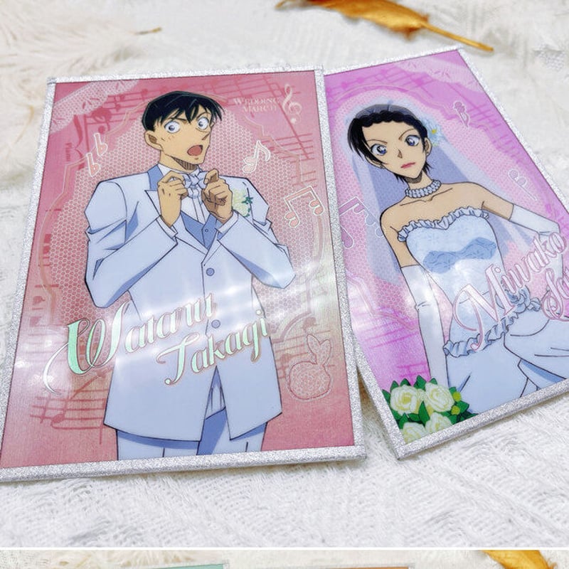 再入荷【名探偵コナン 】中国限定 コラボカフェ ハロウィンの花嫁 色紙