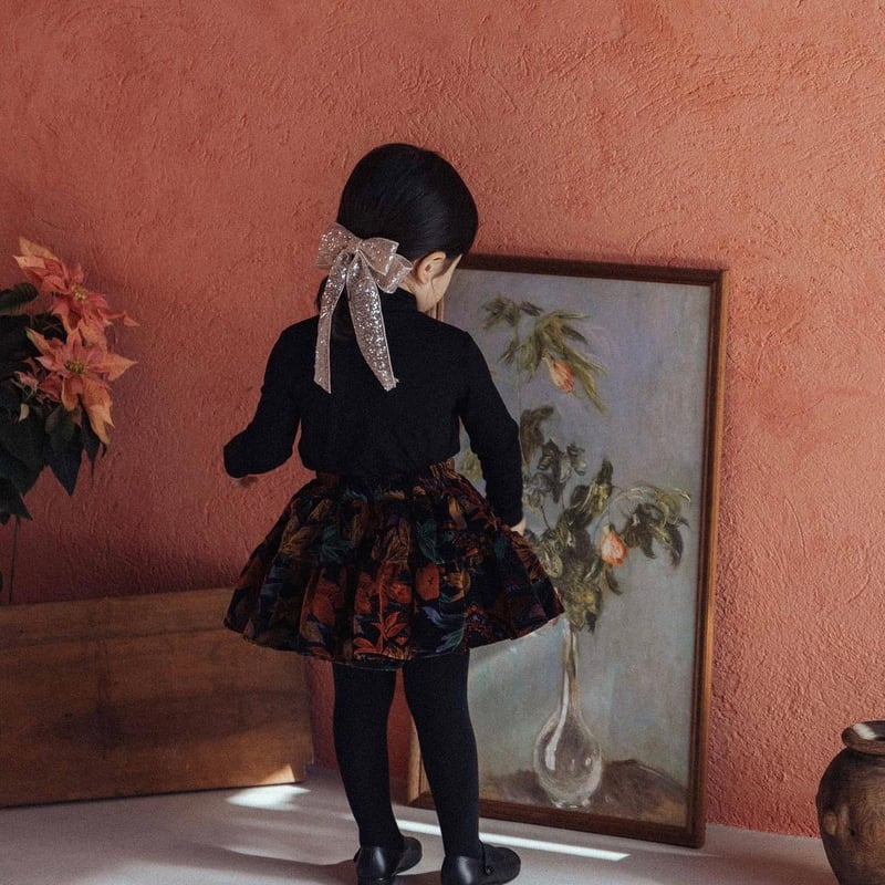 Wonny Ribbon × Little Mate【即納】Gorgeous velvet s