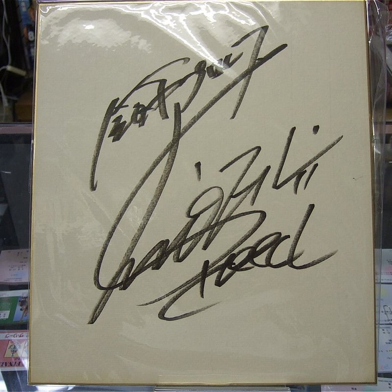 潮崎豪（全日本プロレス時代）直筆サイン色紙 | プロレスショップ