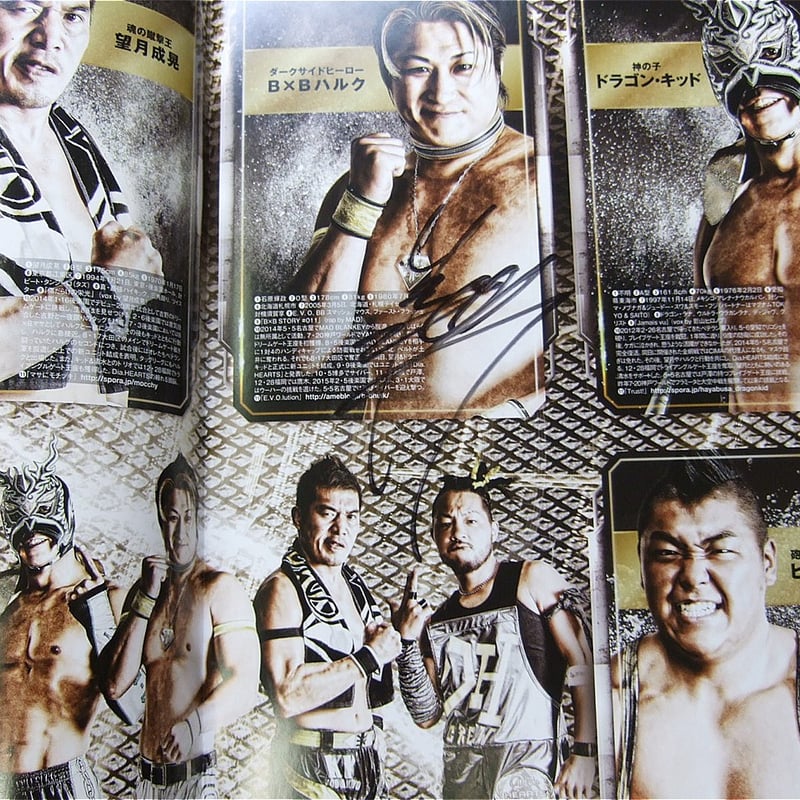 ドラゴンゲートオフィシャルパンフレットVol.40（複数選手直筆サイン