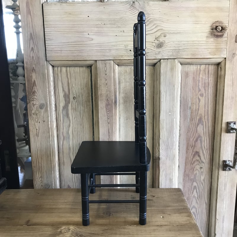 フランス】アンティーク 木製 バンブーデザイン ドールチェアAN4-3-8