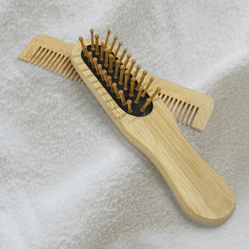 A182 竹ヘアブラシ(50本〜100本セット) | 手から手