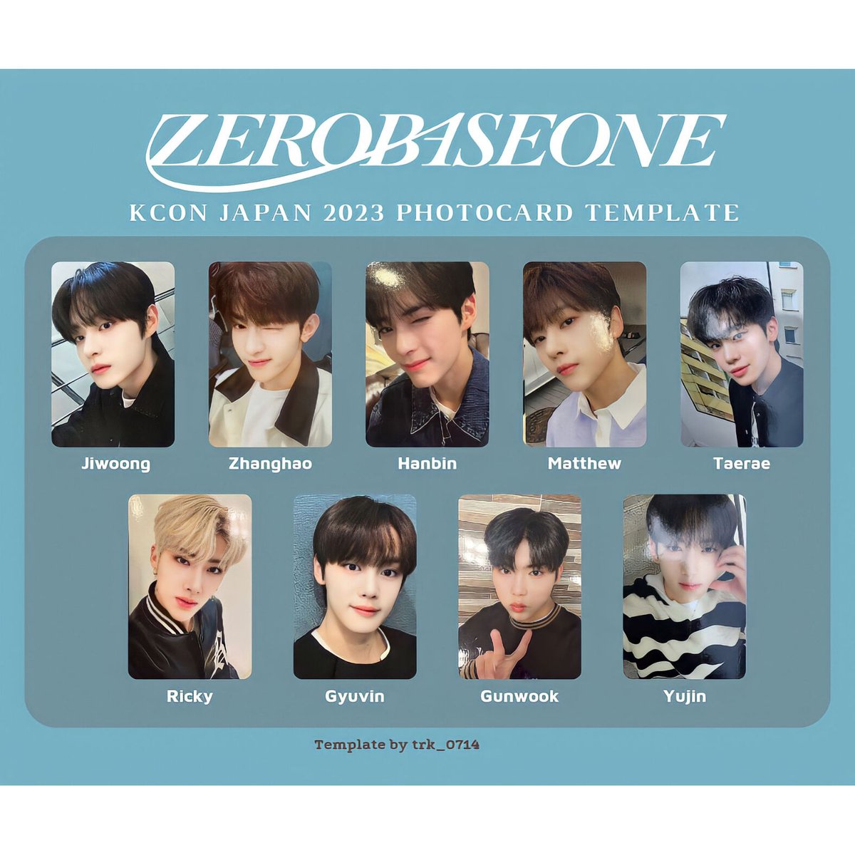 在庫販売【ZEROBASEONE】Kcon Japan 日本特典トレカ 公式品※入金後3日
