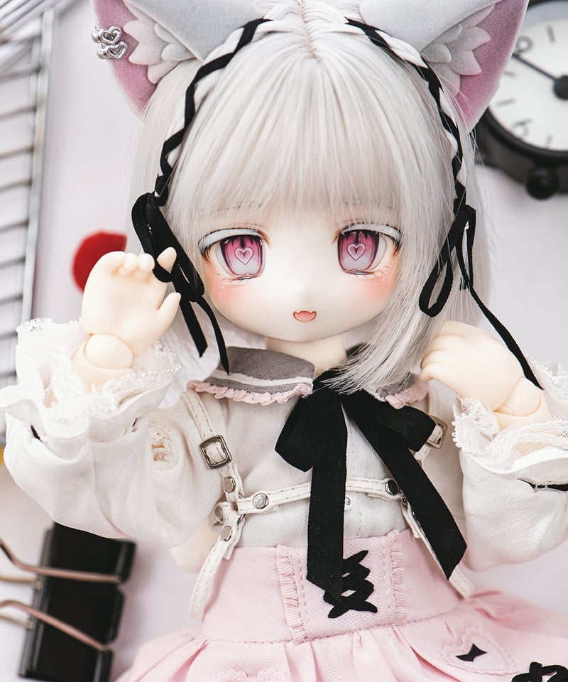 LaPeonierコラボ企画】TinyFox×適当緑 猫耳量産型女子・白猫 1/6