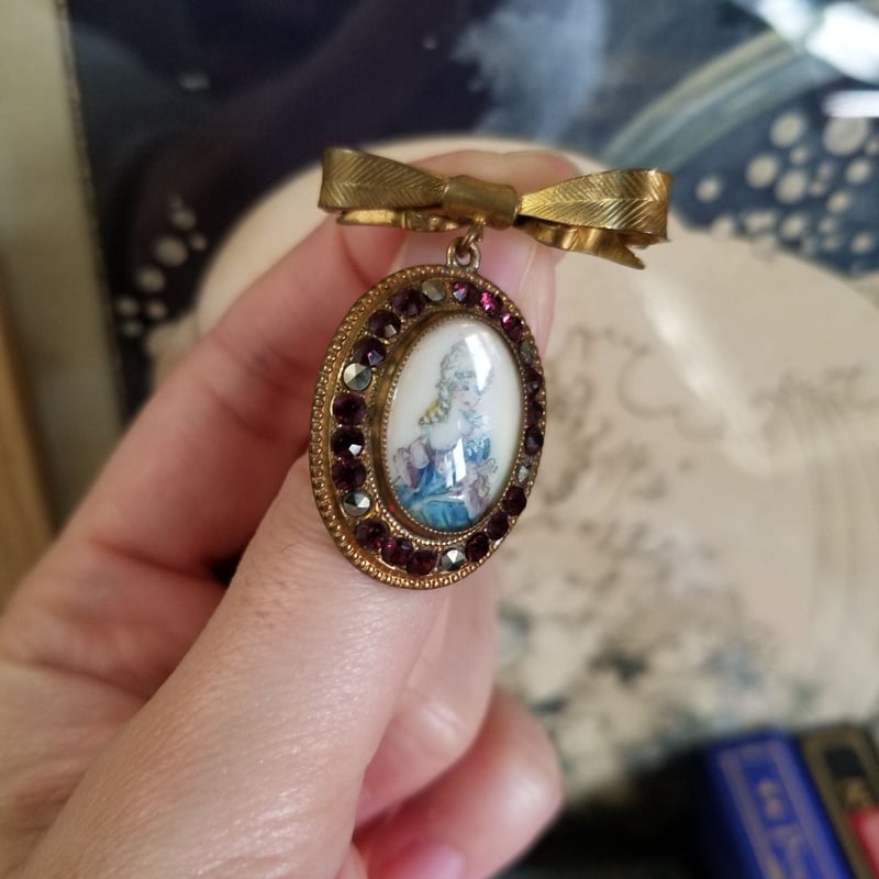 1940-1950年代 貴婦人のヴィンテージブローチ TLM(Thomas L. Mott)製