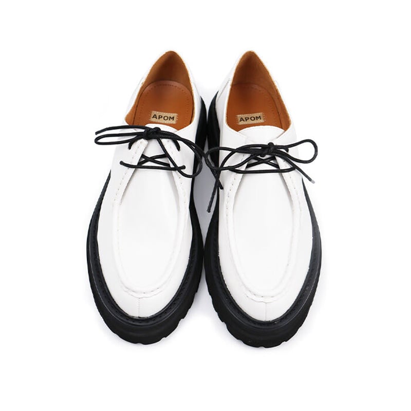 トラックソールチロリアンシューズ 40 ホワイト｜APOM177 | APOM