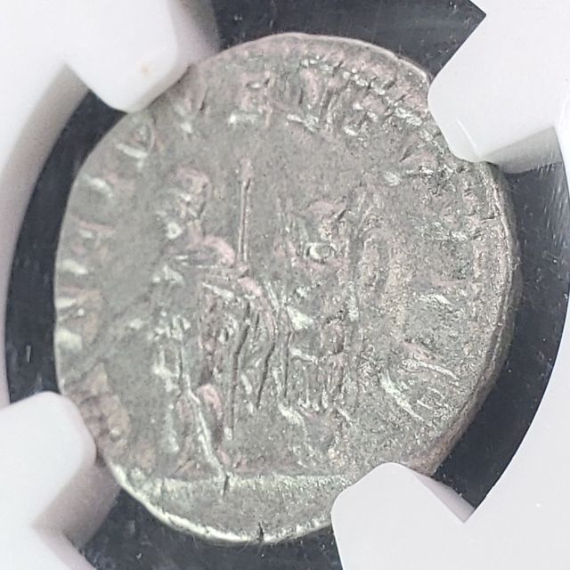 人気ゲタ帝のデナリウス!】古代 ローマ帝国 AD 209-211年 銀貨