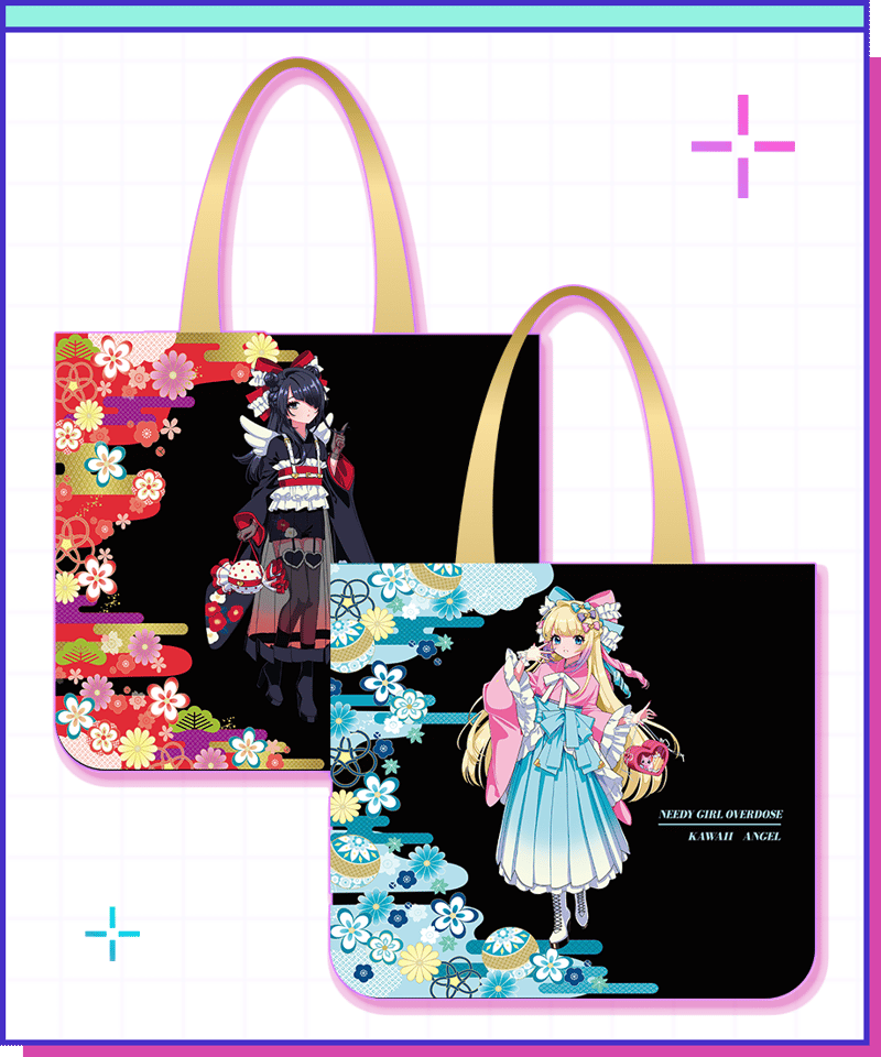 ニディガ東名阪POPUPSTORE】レトロトートバッグ | NEEDY GIRL OVERD