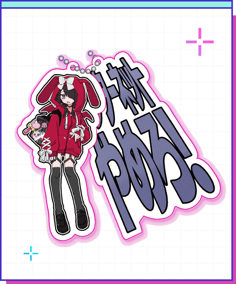 3774.先生あめちゃん2連アクキー | NEEDY GIRL OVERDOSE OFFICI