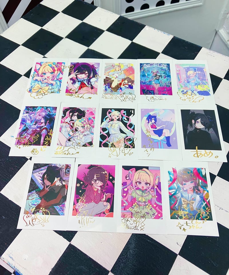 ニディガ展4開催記念過去グッズ祭り】サインチェキトレカコレクション