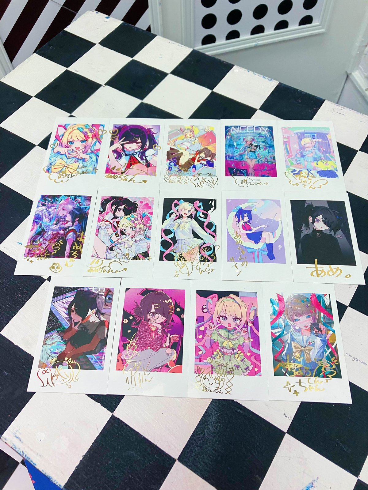 ニディガ展4開催記念過去グッズ祭り】サインチェキトレカコレクション