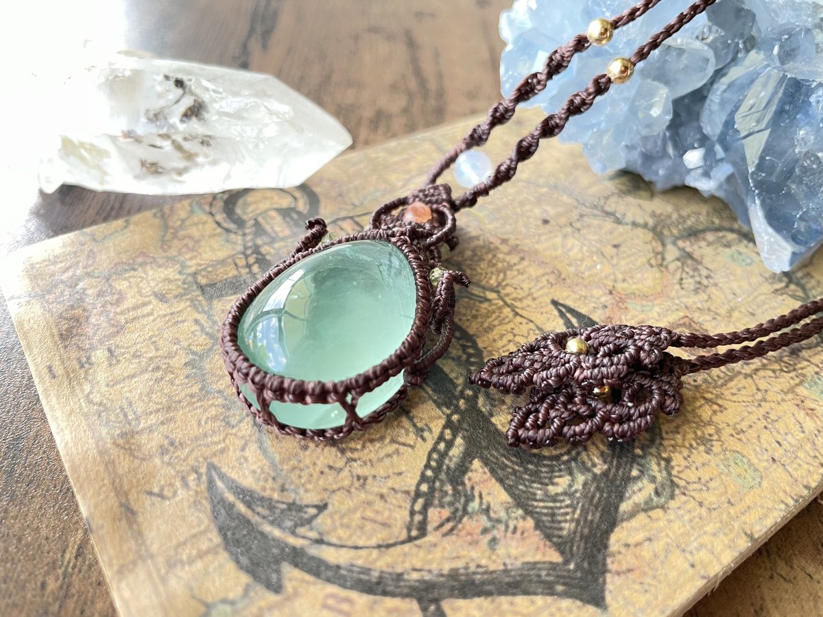 エンジェルフェザーフローライト グリーンストロベリークォーツ