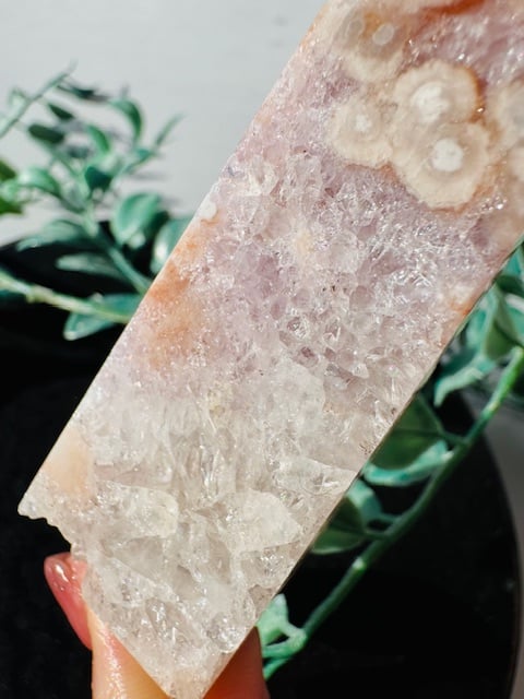 桜瑪瑙とピンクアメジスト共生のポイント【B】 | 天然石と雑貨のお店