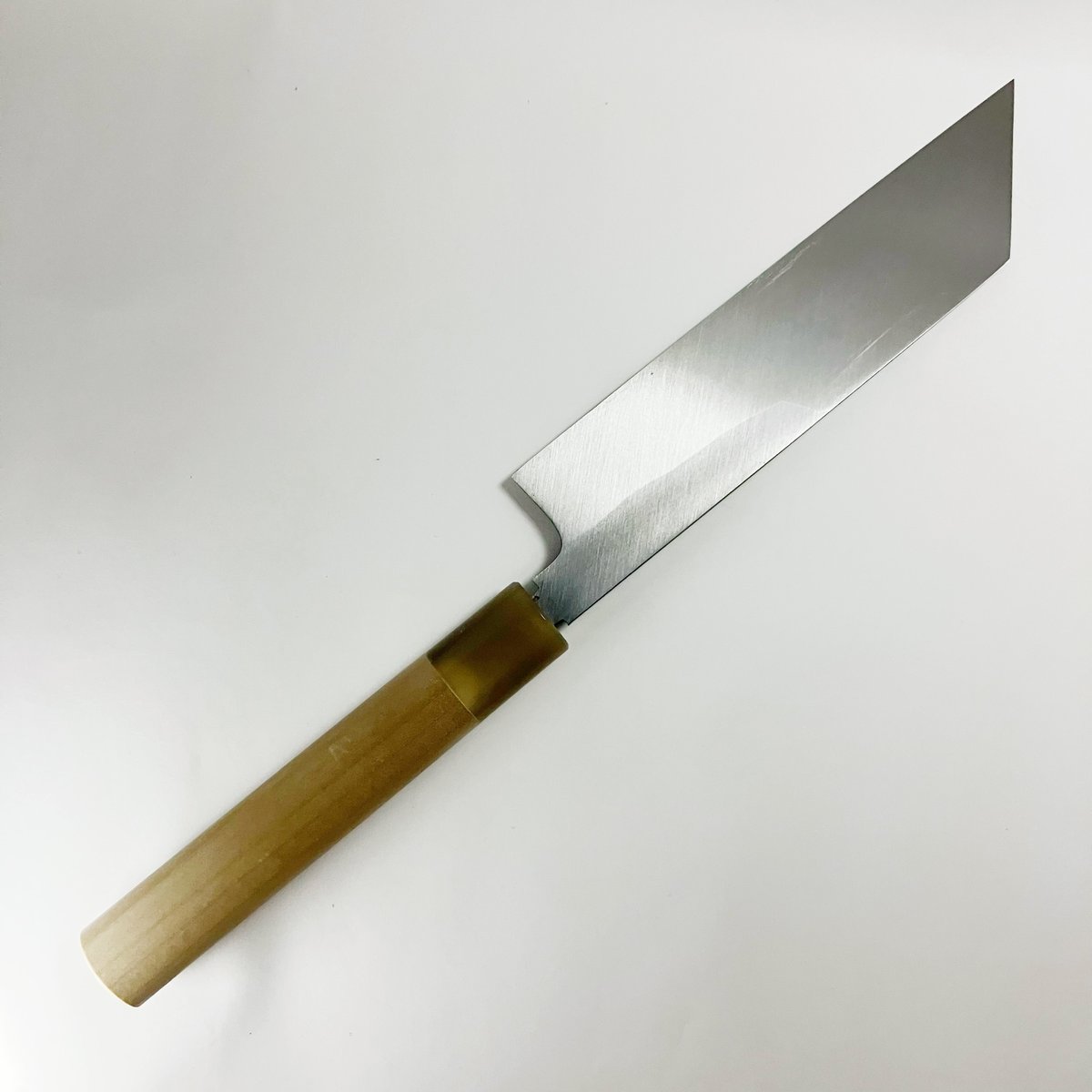 むきもの包丁 白鋼 霞 水牛柄 6寸 (180mm) | 刃物の老舗 本家かね惣