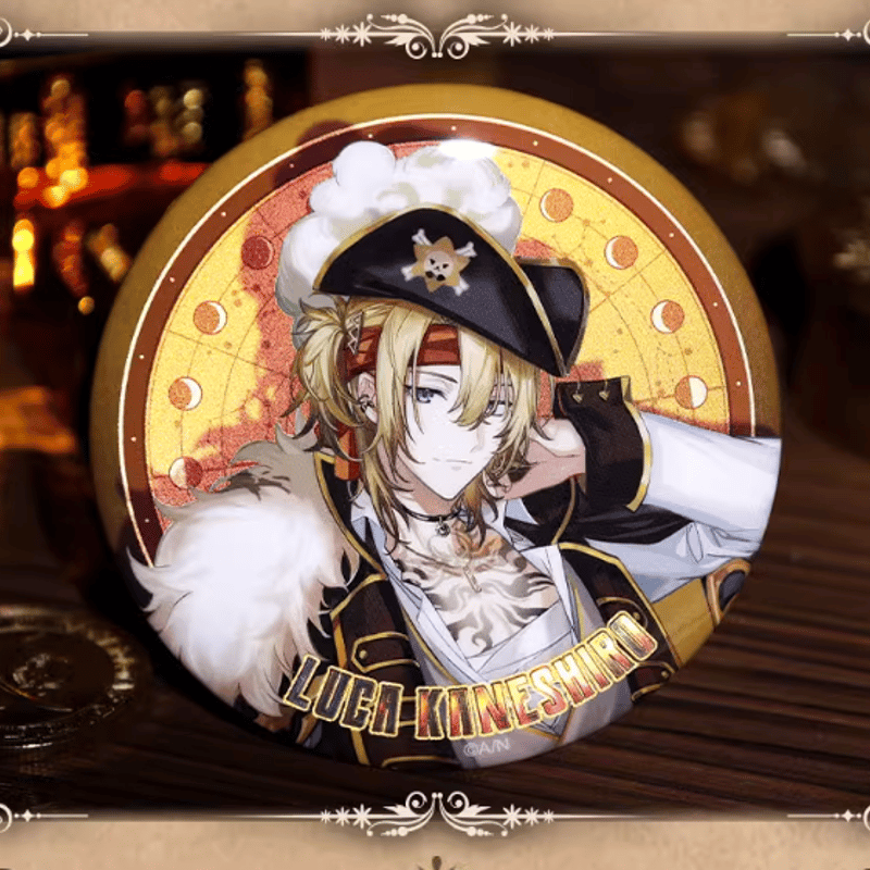 NIJISANJI EN「航海家シリーズ」缶バッジ | Nekotani