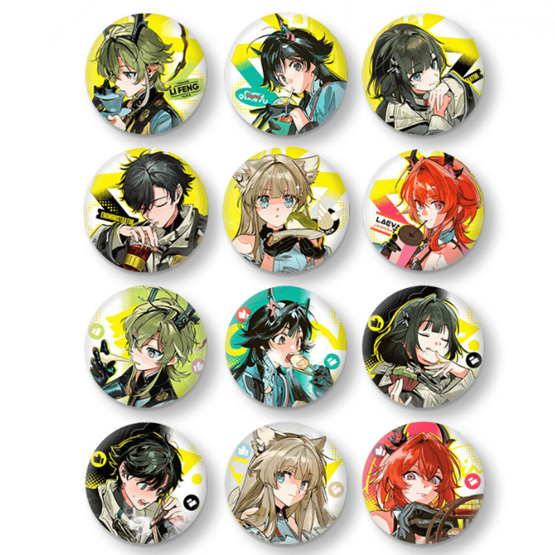 3月中旬頃再開】アークナイツ：エンドフィールド×PrismLand 缶バッジ