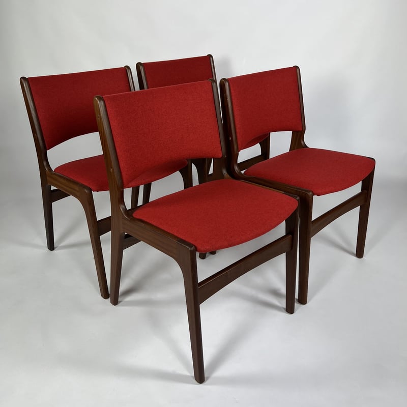 ヴィンテージ/Erik Buch（エリック・バック）ダイニングチェアー 4脚