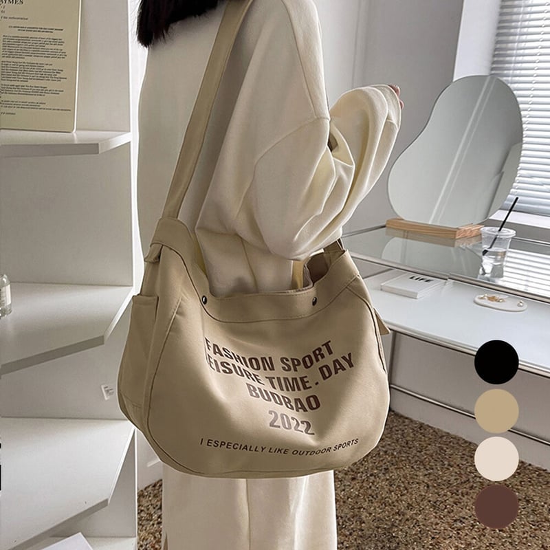 キャンバス ショルダーバッグ | Bagoodtimeshop