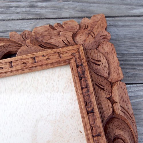 バリ木彫りフレーム SS 20×25(cm) | インテリアショップPasar