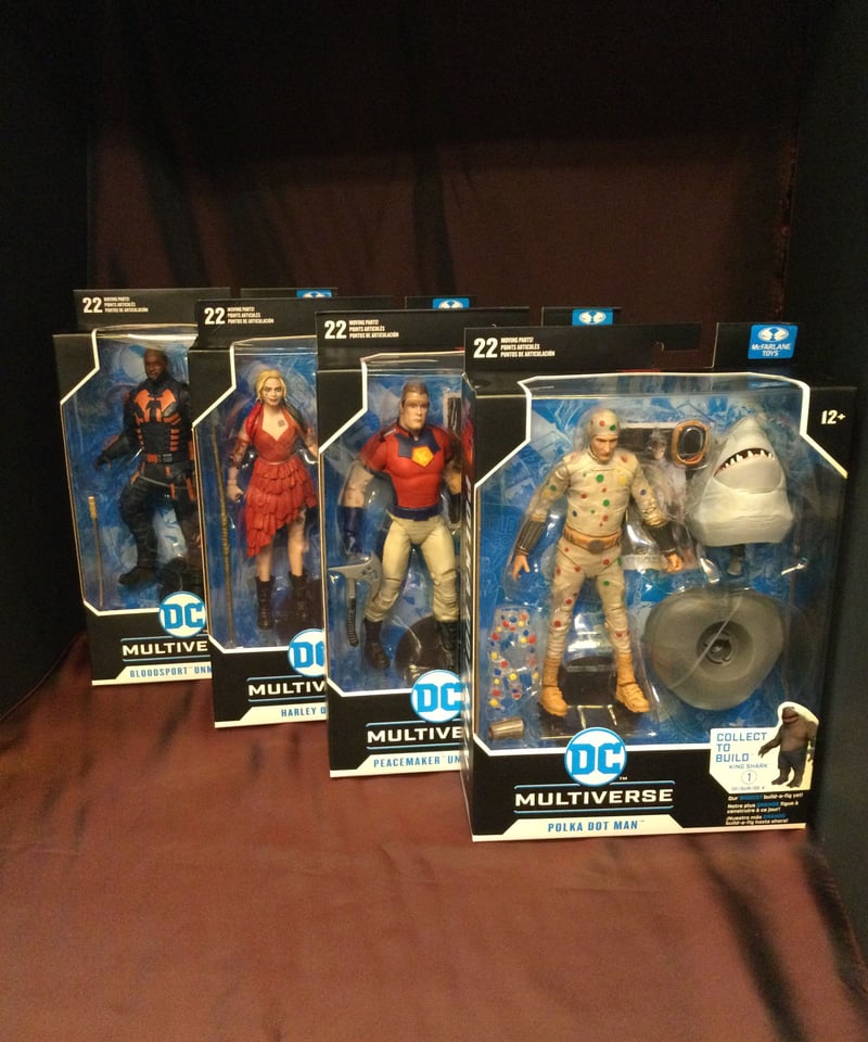 DCマルチバース/スーサイド・スクワッド集結kingsharkシリーズ4体