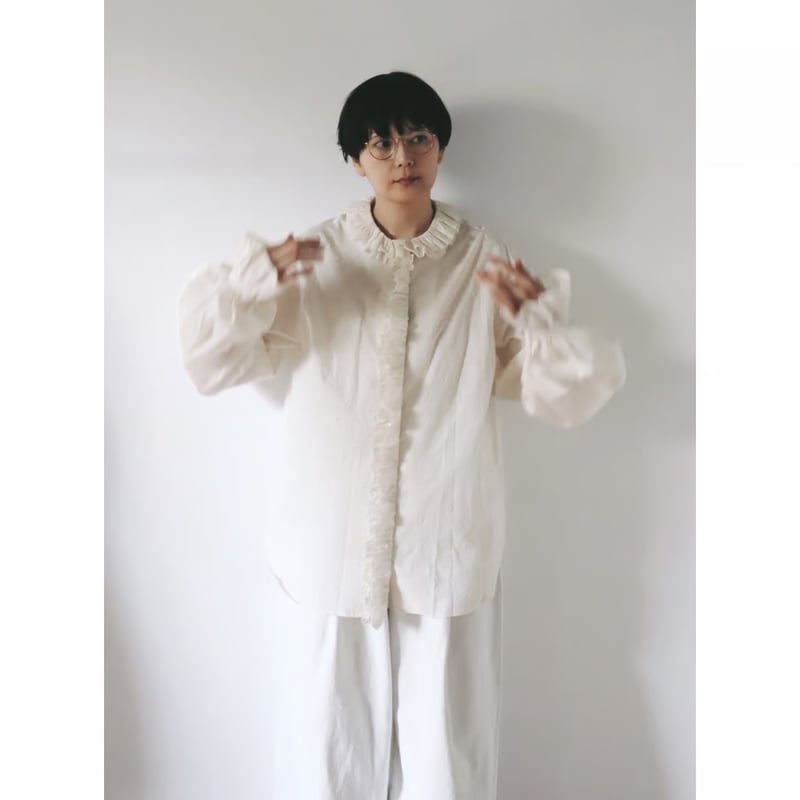 LEI BLOUSE / WHITE DOT | fofofofa