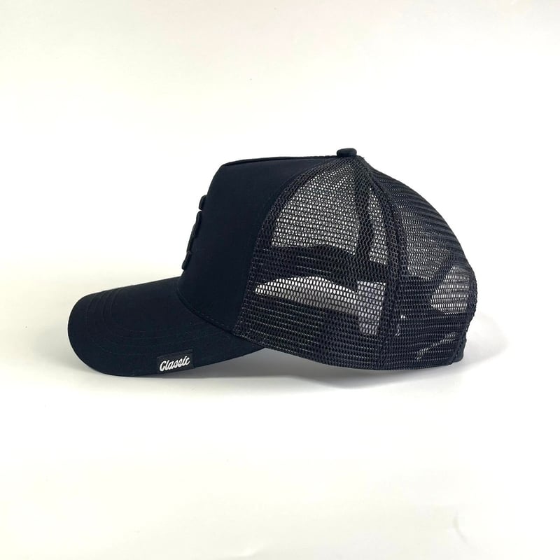 CS3D LOGO DEEP MESH CAP BLACK/BLACK CON-53 | c