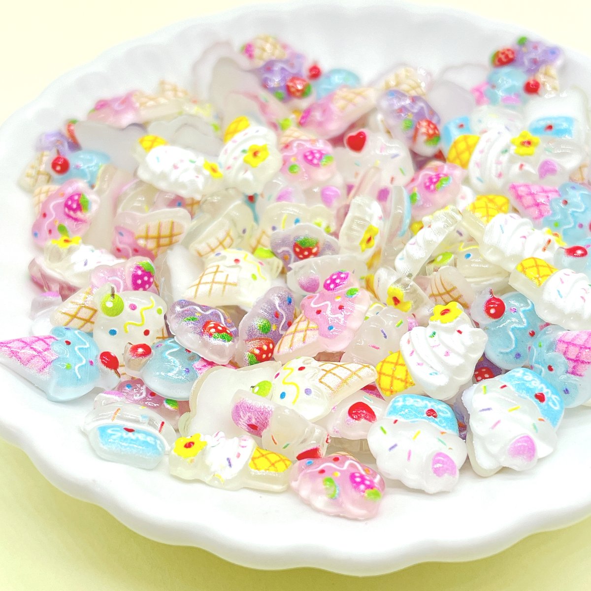 No．889 個/アイスクリーム ミニ パーツ ネイル | DECOPARTS