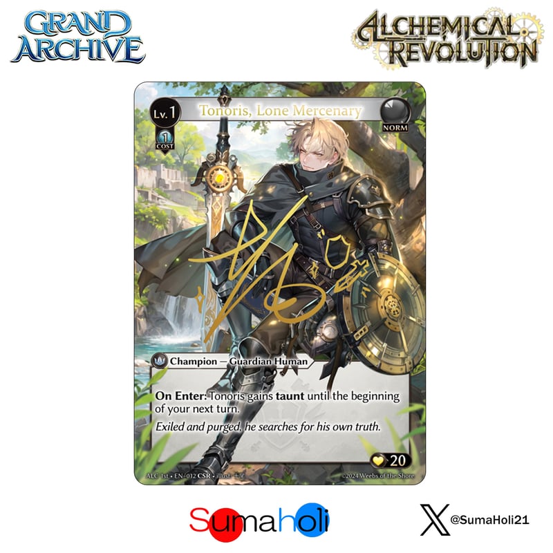 状態A】Grand ArchiveTCG 『Tonoris, Lone Mercenary