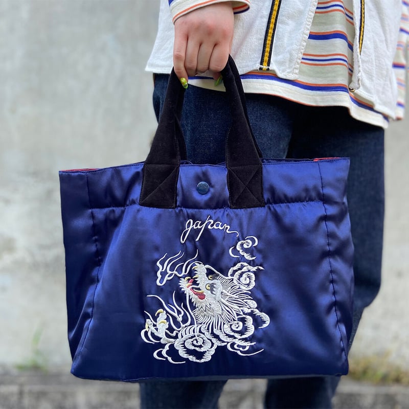 スカ トートバッグ 「Dragon」柄 | I wanted this!