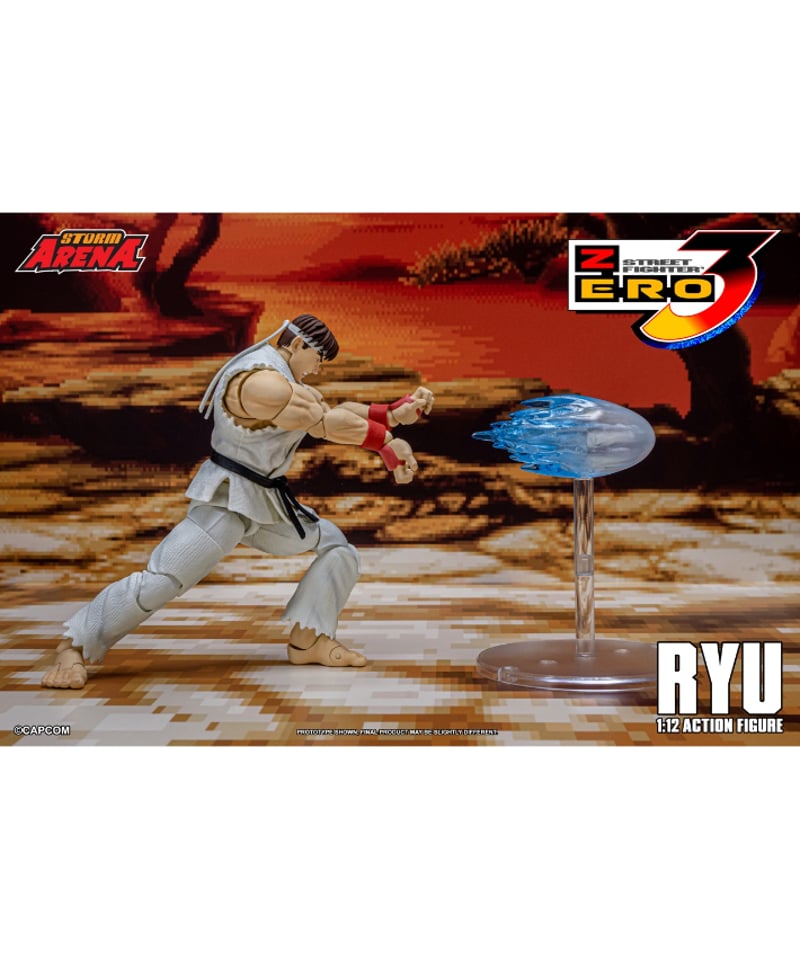 ストリートファイターZERO3 1/12スケール アクションフィギュア リュウ