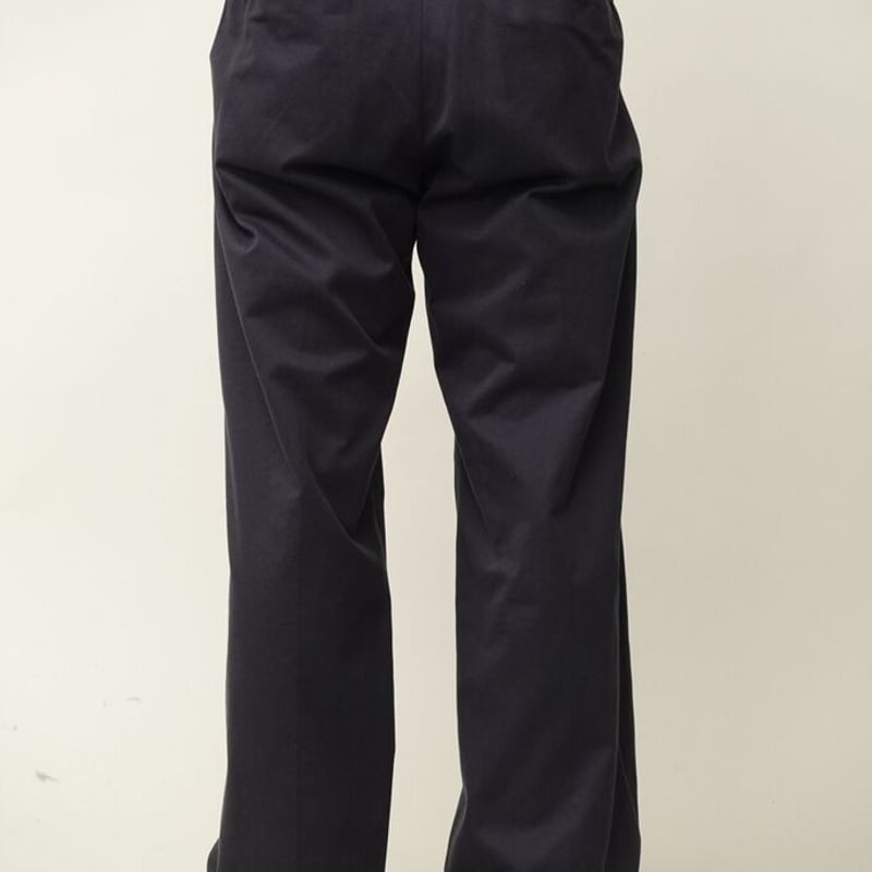 NO TUCK WIDE CHINO TROUSERS | niki