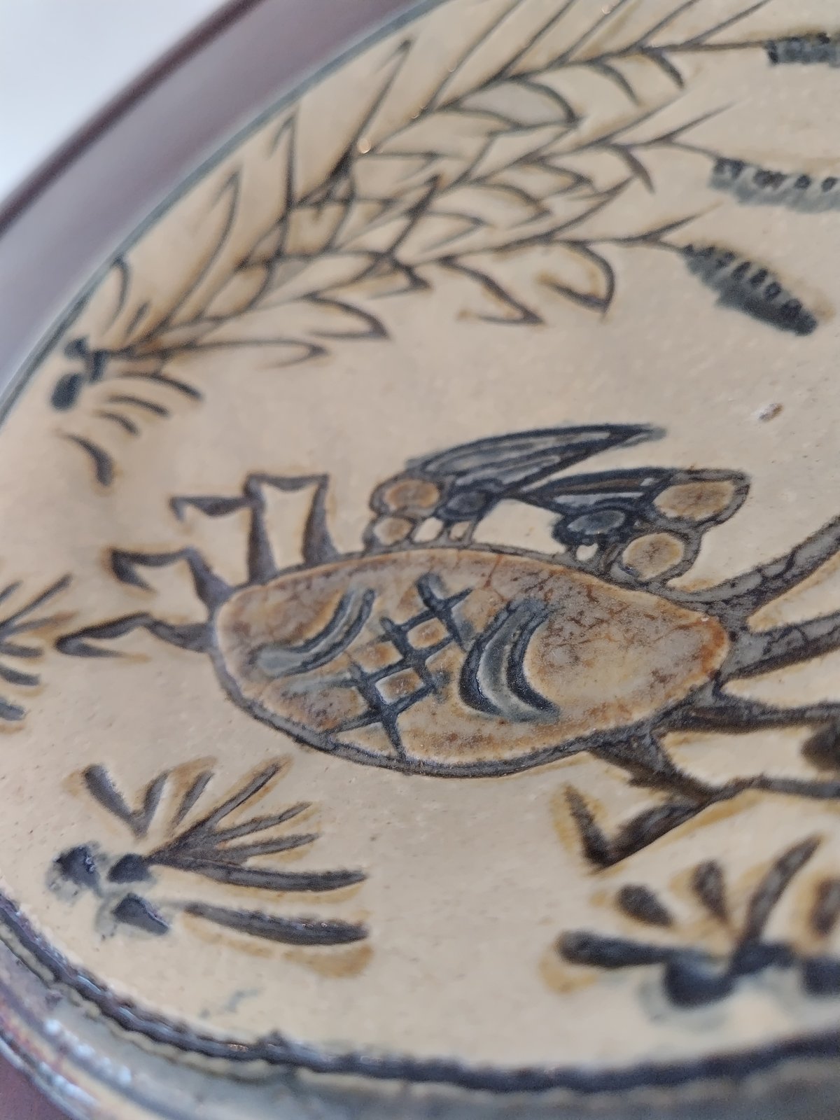 皿 沖縄 やちむん 金城敏男 | 古道具オノフオノフ