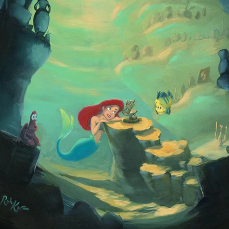 ディズニー 公式ファインアート リトル・マーメイド 