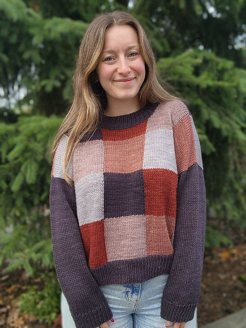 Ravelry: The Patchwork Pullover pattern by Claire Jackson