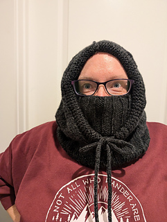 Ravelry: Wool Hooded Snood pattern by Irina Khoroshaeva