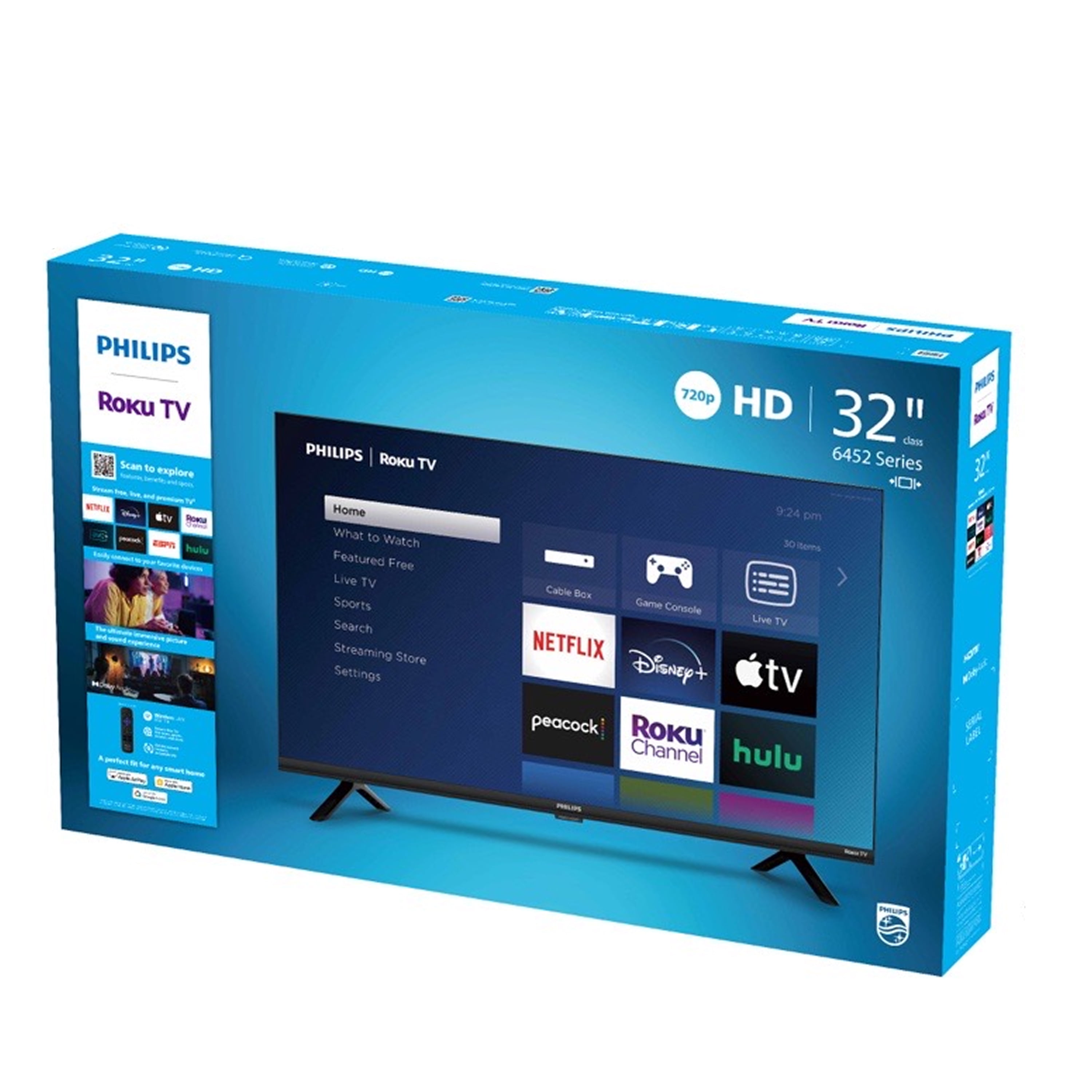 Philips 32 Class HD (720P) Smart Roku Borderless LED India | Ubuy