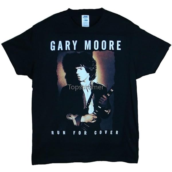 Gary Moore in Memoriam Men's T-Shirt Black Tee L : Amazon.co.uk