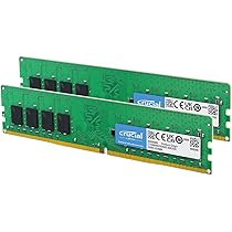 Crucial DDR4 RAM 32GB Kit (16GBx2) 3200MHz CL22, Desktop Computer