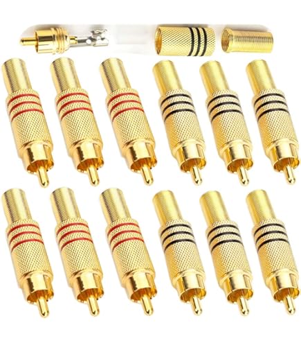 Furutech FP-120 F (R) RCA Plug (1 Piece) Red : Amazon.de