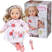 Baby Annabell Sophia 43cm, weiche Puppe mit Langen blonden Haaren