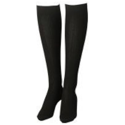 Amazon.co.jp: ボンボラン Bonvolant スリムハイソックス 2足組 （黒色