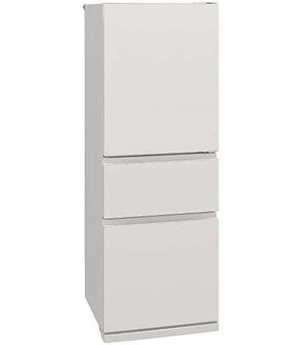 Amazon | 三菱電機 冷蔵庫 幅60cm 365L 右開き 3ドア 野菜室真ん中