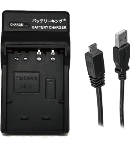 Amazon | ANE-USB-05 充電器 キャノン Canon NB-7L:機種 PowerShot G10