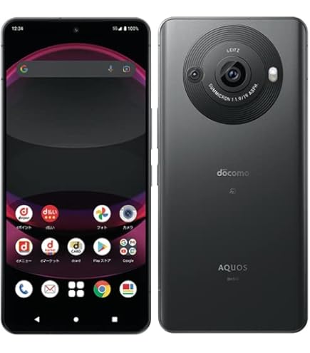 Amazon | AQUOS R8 pro SH-R80P ブラック 6.6型 12GB/256GB SIMフリー