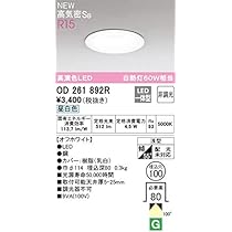 Amazon.co.jp: オーデリック ダウンライト 【OD261892R】【OD 261 892R