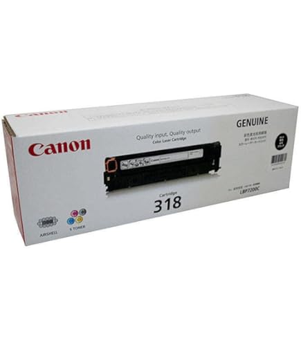 Amazon.co.jp: キヤノン トナーカートリッジ 318 4色1組 (C/M/Y/K) CRG